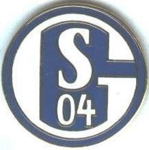 футбол.клуб Шальке-04 (Німеччина)3 ЕМАЛЬ / Schalke 04,Germany football pin badge