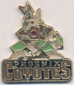 хокей.клуб Фінікс Койотс (США-НХЛ) важмет / Phoenix Coyotes NHL hockey pin badge