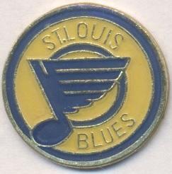 хокей.клуб Сент-Луїс Блюз (США-НХЛ)1 важмет /St.Louis Blues NHL hockey pin badge