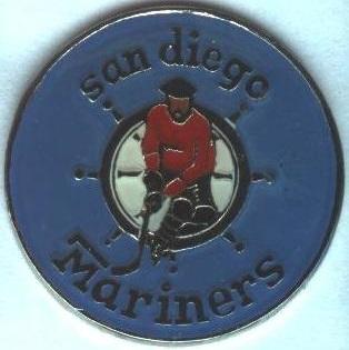 хокей.клуб Сан-Дієго Марінерс (США-ВХА) важмет /San Diego Mariners WHA pin badge