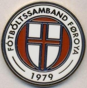 Фарери,федерація футболу,ЕМАЛЬ, більший/Faroe Isls football federation pin badge