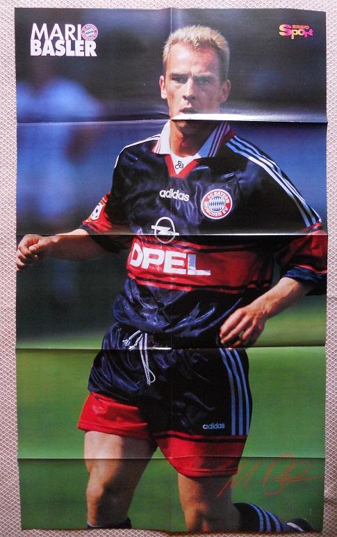 постер А1 футбол Штутгарт=Stuttgart 1997 /Баслер (Німеч.)=Basler football poster 1