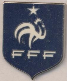 Франція,федерація футболу,№10 ЕМАЛЬ/France football federation pin badge insigne