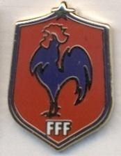 Франція,федерація футболу,№11 ЕМАЛЬ/France football federation pin badge insigne