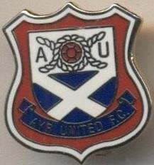 футбол.клуб Ейр Юнайтед (Шотландія)2 ЕМАЛЬ/Ayr United FC,Scotland football badge