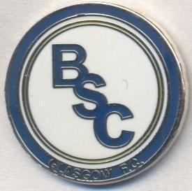 футбол.клуб БСК Глазго (Шотландія) ЕМАЛЬ/BSC Glasgow,Scotland football pin badge