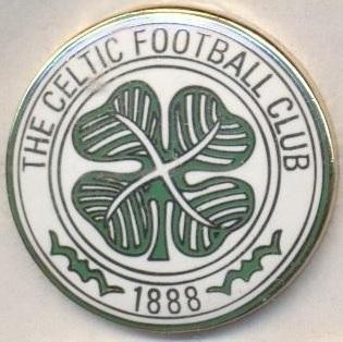 футбол.клуб Селтик(Шотландія ЕМАЛЬ випуклий/Glasgow Celtic,Scotland football pin