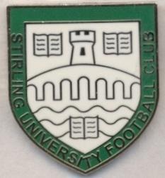 футбол.клуб Стерлинг Ю(Шотландія ЕМАЛЬ/Stirling University,Scotland football pin
