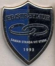 футбольний клуб ЕБ/Стреймур (Фарери4 ЕМАЛЬ /EB/Streymur,Faroe football pin badge