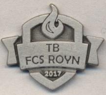 футбол.клуб ТБ-ФКС-Ройн (Фарери) офіц.? важмет / TB-FCS-Royn,Faroe football pin