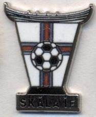 футбольний клуб Скоала*(Фарери)2 ЕМАЛЬ /IF Skala,Faroe football enamel pin badge