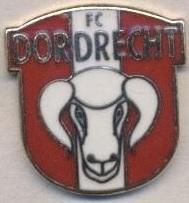 футбол.клуб Дордрехт (Нідерл.) офіц. ЕМАЛЬ/FC Dordrecht,Netherlands football pin