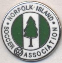 О-в Норфолк,федерац.футболу (не-ФІФА ЕМАЛЬ/Norfolk football federation pin badge