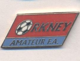 Оркнейські О-ви,федерація футболу (не-ФІФА5 ЕМАЛЬ/Orkney football federation pin