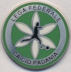 Паданія,федерація футболу (не-ФІФА)2 ЕМАЛЬ/Padania football federation pin badge