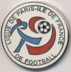 Париж*федер. футболу (не-ФІФА) ЕМАЛЬ/Paris-Ile de France football federation pin