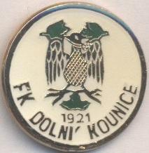 футбол.клуб Дольні Коуніце (Чехія)1 важмет/FK Dolni Kounice,Czech football badge