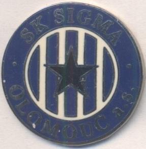 футбол.клуб Сігма Оломоуц (Чехія)1 ЕМАЛЬ /Sigma Olomouc,Czech football pin badge