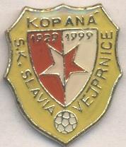 футбол.клуб Славія Вейпрінце (Чехія важмет/Slavia Vejprince,Czech football badge
