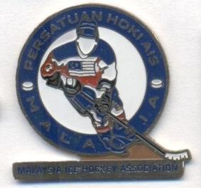 Малайзія, федерація хокею, важмет /Malaysia ice hockey assn.federation pin badge