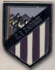 футбол.клуб Каррой (Андорра) ЕМАЛЬ / CE Carroi,Andorra football enamel pin badge