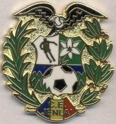 футбол.клуб Женлай (Андорра)2 ЕМАЛЬ /CE Jenlai,Andorra football enamel pin badge