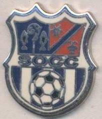 футбол.клуб Кассіс (Франція) ЕМАЛЬ / SO Cassis-Carnoux,France football pin badge