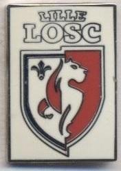 футбол.клуб Олімпік Лілль (Франція)2 ЕМАЛЬ / Lille OSC,France football pin badge