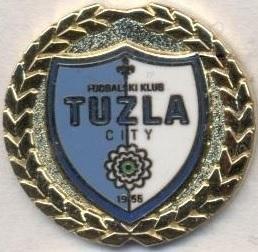 футбол.клуб Тузла Сіті (Боснія) ЕМАЛЬ / FK Tuzla City, Bosnia football pin badge