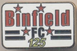 футбольний клуб Бінфілд (Англія) ЕМАЛЬ/Binfield FC,England football enamel badge