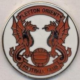 футбол.клуб Лейтон (Англія)1 ЕМАЛЬ / Leyton Orient FC,England football pin badge