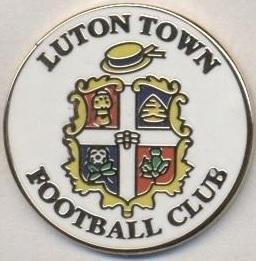 футбол.клуб Лутон Таун (Англія)2 ЕМАЛЬ /Luton Town FC,England football pin badge