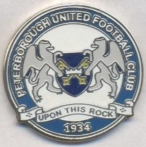 футбол.клуб Пітерборо (Англія)2 ЕМАЛЬ / Peterborough United,England football pin