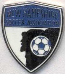 Нью-Гемпшир,федерація футболу ЕМАЛЬ/New Hampshire,USA football-soccer assoc. pin