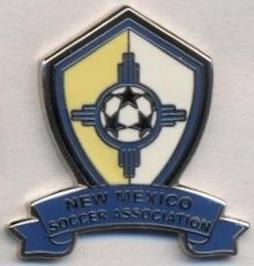 Нью-Мексико,федерац.футболу ЕМАЛЬ/New Mexico,USA football-soccer association pin