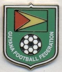 Гаяна, федерація футболу, №1 ЕМАЛЬ / Guyana football federation enamel pin badge