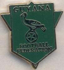 Гаяна, федерація футболу, №2 ЕМАЛЬ / Guyana football federation enamel pin badge