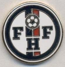 Гаїті, федерація футболу, №4, ЕМАЛЬ / Haiti football federation enamel pin badge