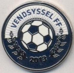 футбол.клуб Вендсюссель (Данія) ЕМАЛЬ / Vendsyssel FF,Denmark football pin badge