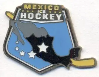 Мексика, федерація хокею,№4 важмет /Mexico ice hockey assn. federation pin badge