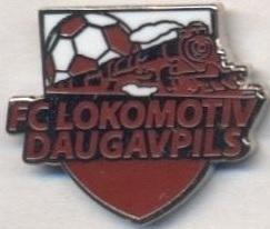 футбол.клуб Локомотив Д.(Латвія)1 ЕМАЛЬ/Lokomotiv Daugavpils,Latvia football pin