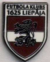 футбол.клуб Лієпая-1625 (Латвія) ЕМАЛЬ/FK 1625 Liepaja,Latvia football pin badge