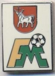 футбол.клуб НФА Каунас (Литва)2 ЕМАЛЬ / NFA Kaunas, Lithuania football pin badge