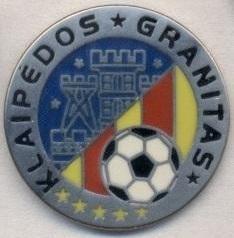 футбол.клуб Гранітас Клай.(Литва1 ЕМАЛЬ/Granitas Klaipeda,Lithuania football pin