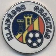 футбол.клуб Гранітас Клай.(Литва2 ЕМАЛЬ/Granitas Klaipeda,Lithuania football pin