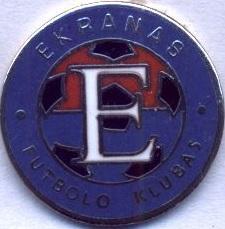 футбол.клуб Екранас (Литва3 ЕМАЛЬ/Ekranas Panevezys,Lithuania football pin badge