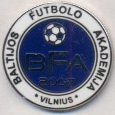 футбол.клуб Балтійос ФА (Литва) ЕМАЛЬ/Baltijos FA Vilnius,Lithuania football pin