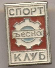 спортклуб Десна (срср=ссср)1 алюміній / Desna, ussr soviet sports club badge