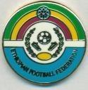 Ефіопія,федерація футболу,№2 ЕМАЛЬ/Ethiopia football federation enamel pin badge