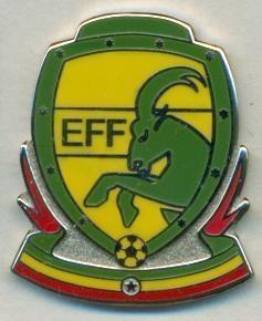 Ефіопія,федерація футболу,№4 ЕМАЛЬ/Ethiopia football federation enamel pin badge